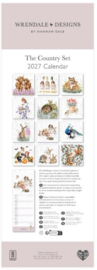 Wrendale Designs 'The Country Set' Slim Calendar 2027