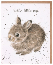 Wrendale Designs 'Little Leveret' New Baby Card