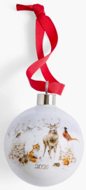 Wrendale Designs Christmas Bauble 'Snow Place Like Home' -2026-5 - Bladgoud - Limited Edition