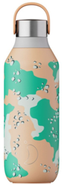 Chilly's Series 2 Drink Bottle 500 ml Desert Camo Peach Orange