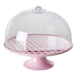 Rice Plastic Clear Dome for Melamine Cake Stand - Stolp