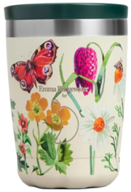 Chilly's Coffee Cup 340 ml Emma Bridgewater Wildflowers -mat met reliëf-