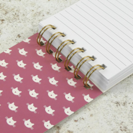 Emma Ball Mini Spiral Pad - Cats in Hats