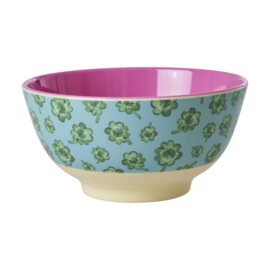 Rice Medium Melamine Bowl - Good Luck Print