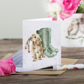 Wrendale Designs 'Hopeful' miniature card