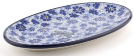 Bunzlau Oval Cookie Dish Dragonfly