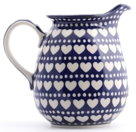 Bunzlau Jug 1030 ml Blue Valentine