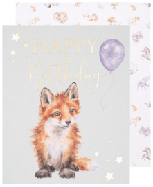 Wrendale Designs 'Pawty Time - Happy Birthday' Birthday Card