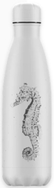 Chilly's Drink Bottle 500 ml Sealife Seahorse -mat met reliëf-