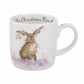 Wrendale Designs 'The Christmas Kiss' Christmas Mug