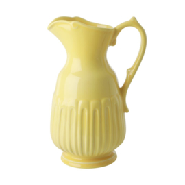 Rice Ceramic Jug in Bright Yellow - 2,5 liter