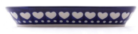 Bunzlau Tray Small 15 x 18,5 cm Blue Valentine