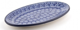 Bunzlau Oval Cookie Dish Lace