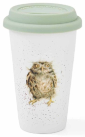 Wrendale Designs Travel Mug 'What a Hoot'