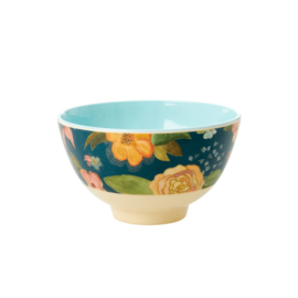 Rice Small Melamine Bowl - Selma Fall Flower Print *vernieuwd model*