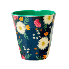 Rice Medium Melamine Cup - Wedding Bouquet Print