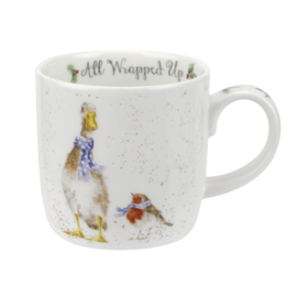 Wrendale Designs 'All Wrapped Up' Christmas Mug
