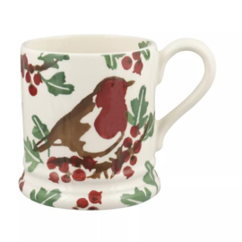 Emma Bridgewater Hawthorn Berries Robin 1/2 Pint Mug