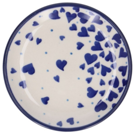 Bunzlau Teabag Dish Ø 10 cm - Hearts -Limited Edition-