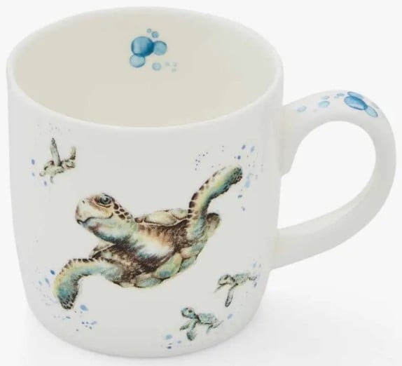 Wrendale Designs 'Swimming School' Turtle Mug