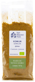 Het Blauwe Huis -Komijn gemalen bio- 25 gram