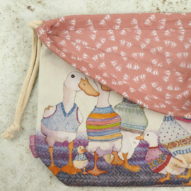 Emma Ball Drawstring Bag - Dapper Ducks