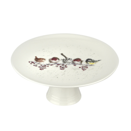 Wrendale Designs One Snowy Day Christmas Footed Cake Stand