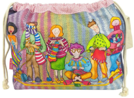 Emma Ball Drawstring Bag The Yarn Club 'Knitters'