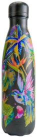Chilly's Drink Bottle 500 ml Midnight Jungle -mat met reliëf-