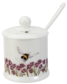 Wrendale Designs 'Flight of the Bumblebee' Conserve Pot and Spoon