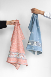 Bunzlau Tea Towel - Daydream Pink