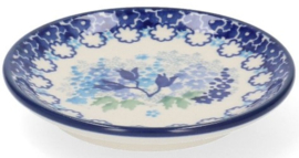 Bunzlau Teabag Dish Ø 10 cm - Blue Garden