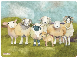 Emma Ball Placemat - Felted Sheep 28,5 x 20,8 cm - per stuk