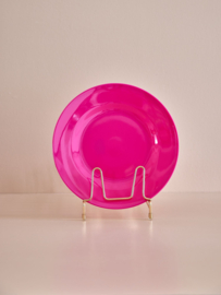Rice Melamine Plate Ø 20 cm - Fuchsia