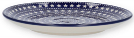 Bunzlau Plate Ø 25,5 cm Blue Stars