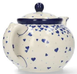 Bunzlau Teapot 1300 ml - Hearts