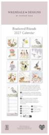 Wrendale Designs 'Feathered Friends' Slim Calendar 2027