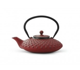 Bredemeijer Cast Iron Teapot Xilin 0,8 liter Red