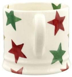 Emma Bridgewater - Red, Green & Gold Star - Small Mug