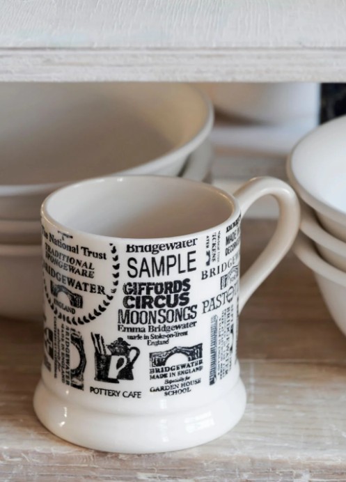 Emma Bridgewater Backstamps From 40 Years - 1/2 Pint Mug