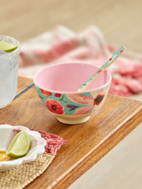 Rice Small Melamine Bowl - New Selma Flower Print