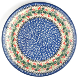 Bunzlau Plate Ø 25,5 cm Holly Berry -Limited Edition-