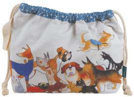 Emma Ball Drawstring Bag - Paw Club