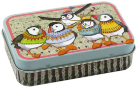 Emma Ball Mini Rectangular Tin - Woolly Puffin