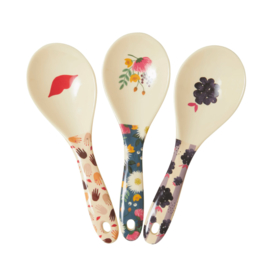 Rice Melamine Salad Spoon Hands and Kisses Print - 'Follow the Call of the Disco Ball'