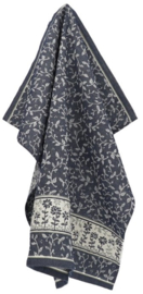 Bunzlau Tea Towel Daydream Dark Blue