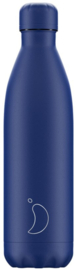 Chilly's Drink Bottle 750 ml Matte All Blue