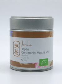 Dames van de Thee -Ceremonial Matcha High End- blikje 30 gram -bio-