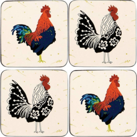 Ulster Weavers Coasters - Rooster - set of 4-