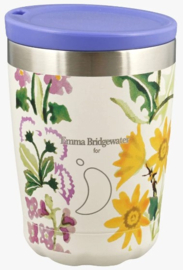 Chilly's Coffee Cup 340 ml Emma Bridgewater Wildflower Walks -mat met reliëf-